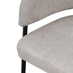 Кресло Wendy, фактурный шенилл, серое