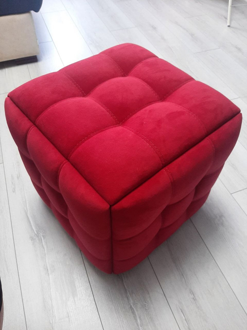 Пуф-трансформер 5в1 (красный)