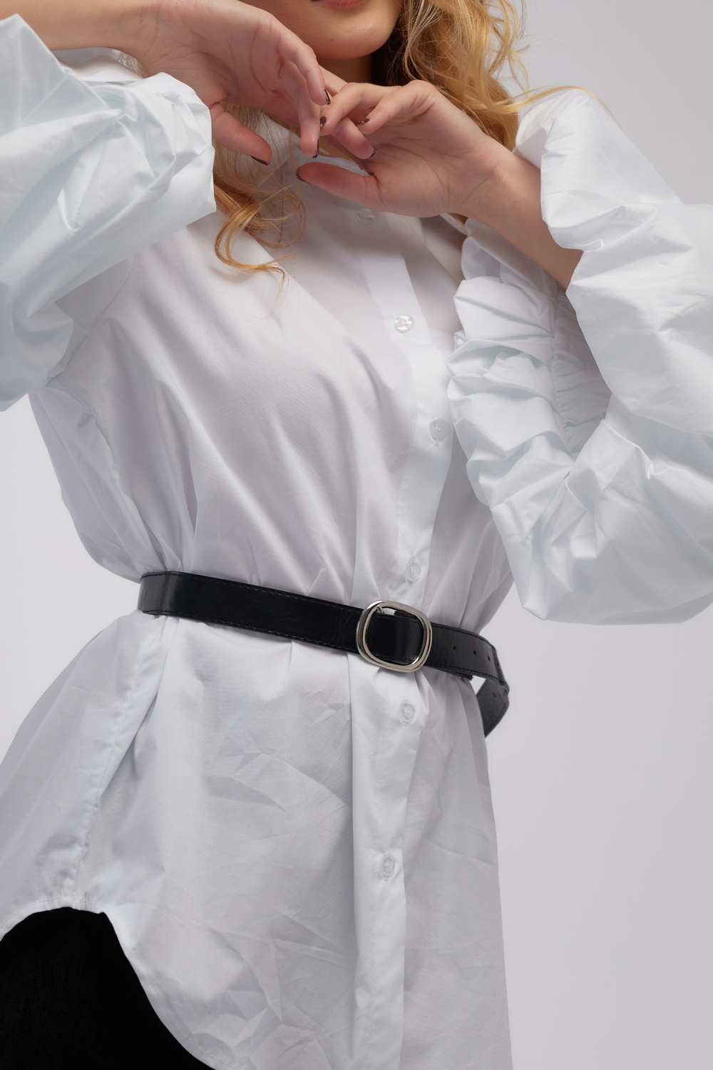 Рубашка с пышными рукавами Joleen