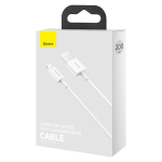 Lightning Кабель Baseus Superior Series Fast Charging Data Cable USB to iP 2.4A 2m - White