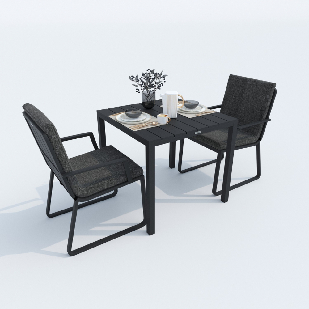 Стол обеденный Ideal Patio ДОЛЛА алюминий 80х80 см (4 ножки)