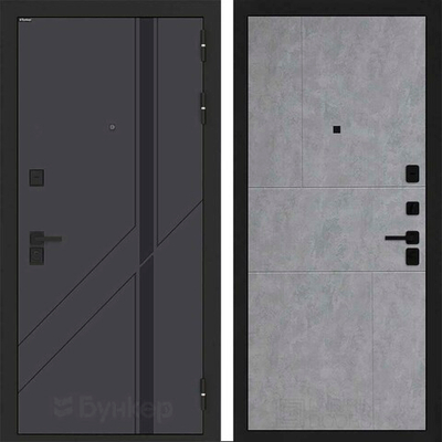 Входная дверь Бункер BN-12 - 21 Бетон светлый