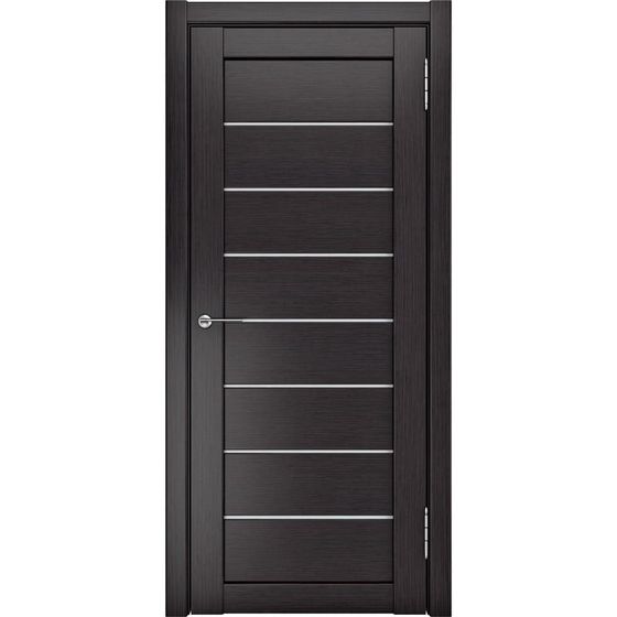 Купить Межкомнатная дверь экошпон Legend ЛУ-7 венге стекло матовое