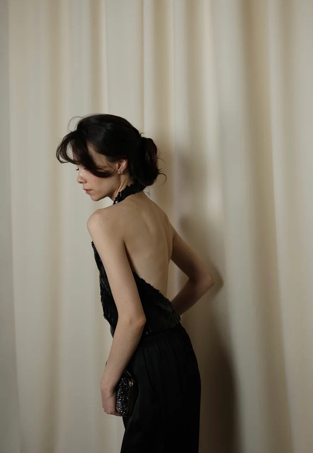 топ с пайетками