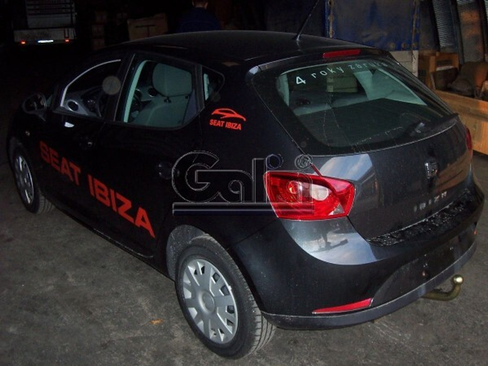 Фаркоп оцинкованный Galia S095A для SEAT Ibiza IV хетчбек 3/5 дверей 2008-2017, Ibiza ST универсал 2010-2017(паспорт и сертификат в комплекте)(без электрики)