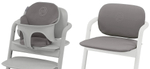 Стульчик для кормления Cybex Lemo 4 в 1 с мягкими чехлами Comfort Inlay Suede Grey/Suede Grey