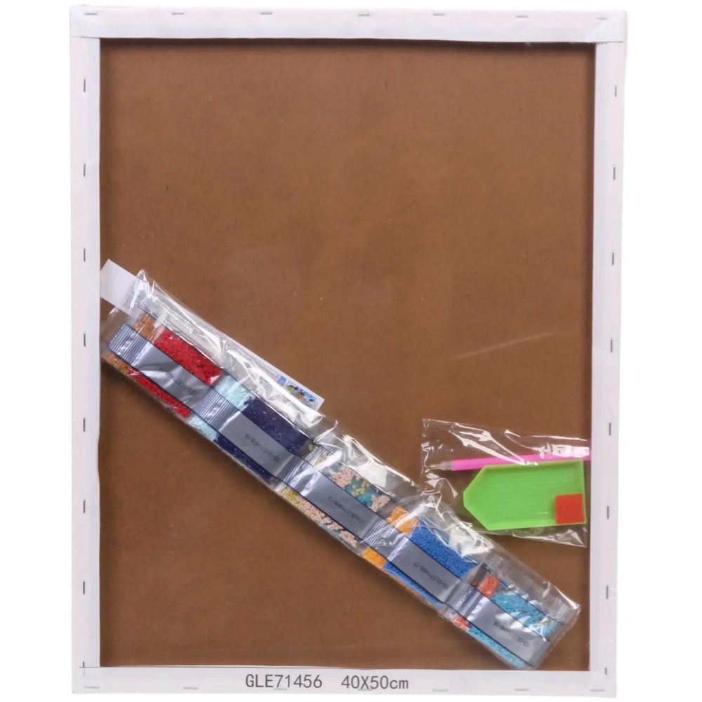 Алмазная мозаика на подрамнике с полным заполнением «МИР ЯРКИХ КРАСОК», небо, 40*50см