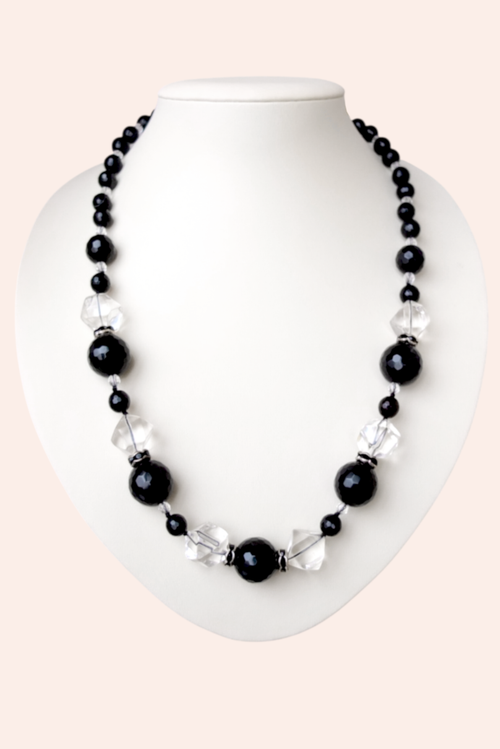 бусы из агата и кварца (н-1093)