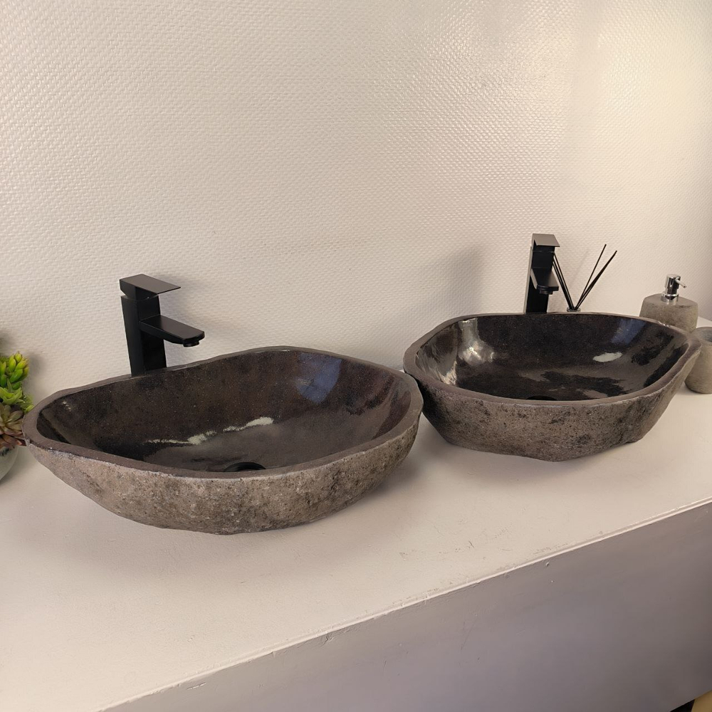 Раковина из речного камня ПАРА! RS-65475 57*42*15 0866