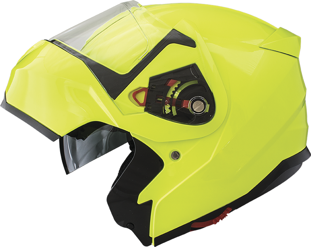 Шлем SHIRO SH501 Freedom Yellow Fluor XS