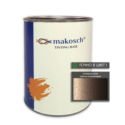 Автоэмаль makosch/HYUNDAI XDB, Базовая эмаль, коричневый, перламутр, 800мл.