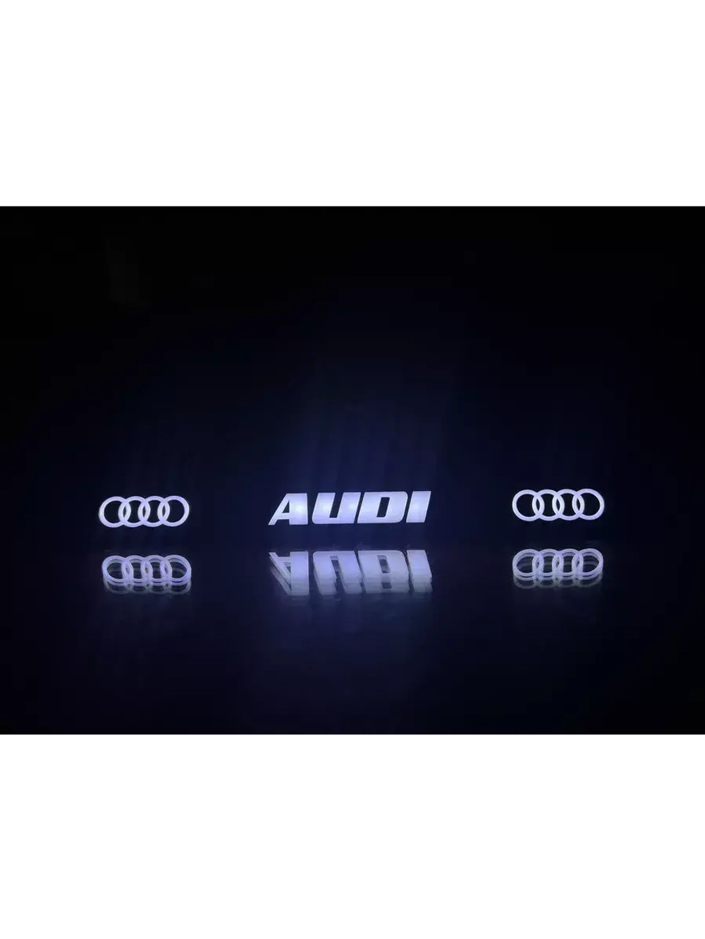 Рамка для номера с подсветкой. Audi.