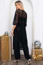 Платье-туника кружевное Ортея (черное) П14594-10М LT Collection