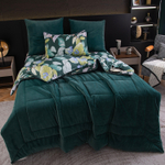 Комплект постельного белья на резинке Сатин Velouria Luxe с Одеялом VLR016