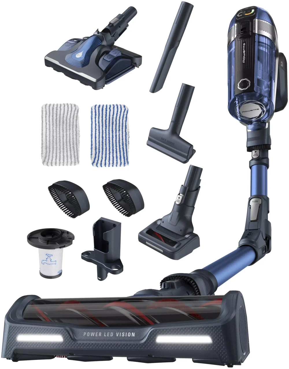 Вертикальный пылесос с влажной уборкой Tefal X-Force Flex 11.60 Aqua TY9890WO (q)