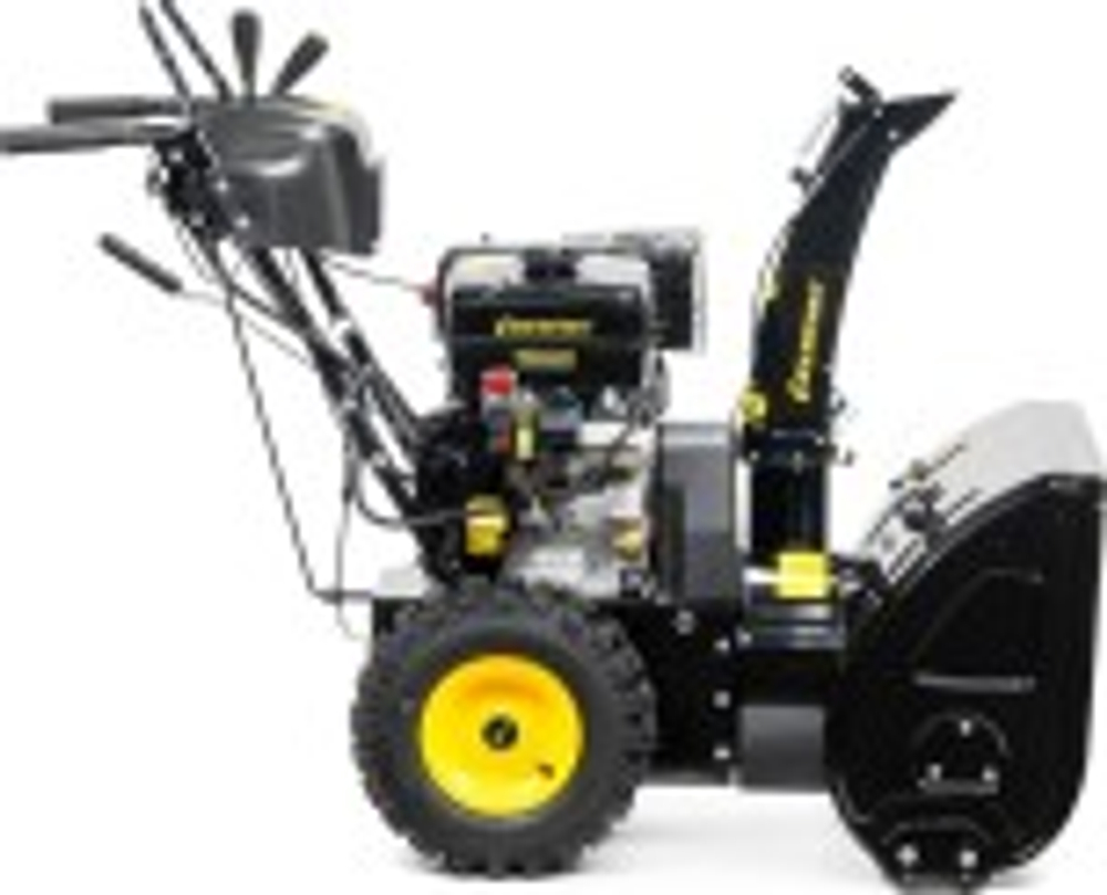 Снегоуборщик бензиновый электростартер выброс 15 м CHAMPION ST1376E