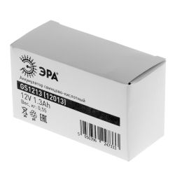 Аккумуляторы свинцово-кислотные ЭРА GS1213 12V 1,3Ah | Аккумуляторы
