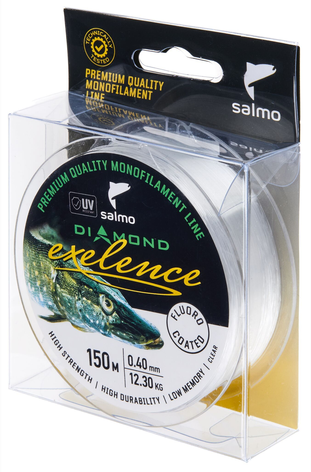 Леска монофильная Salmo Diamond EXELENCE FLUORO COATED Clear 150/040