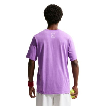 Мужская теннисная футболка Nike Court Tennis - bright violet