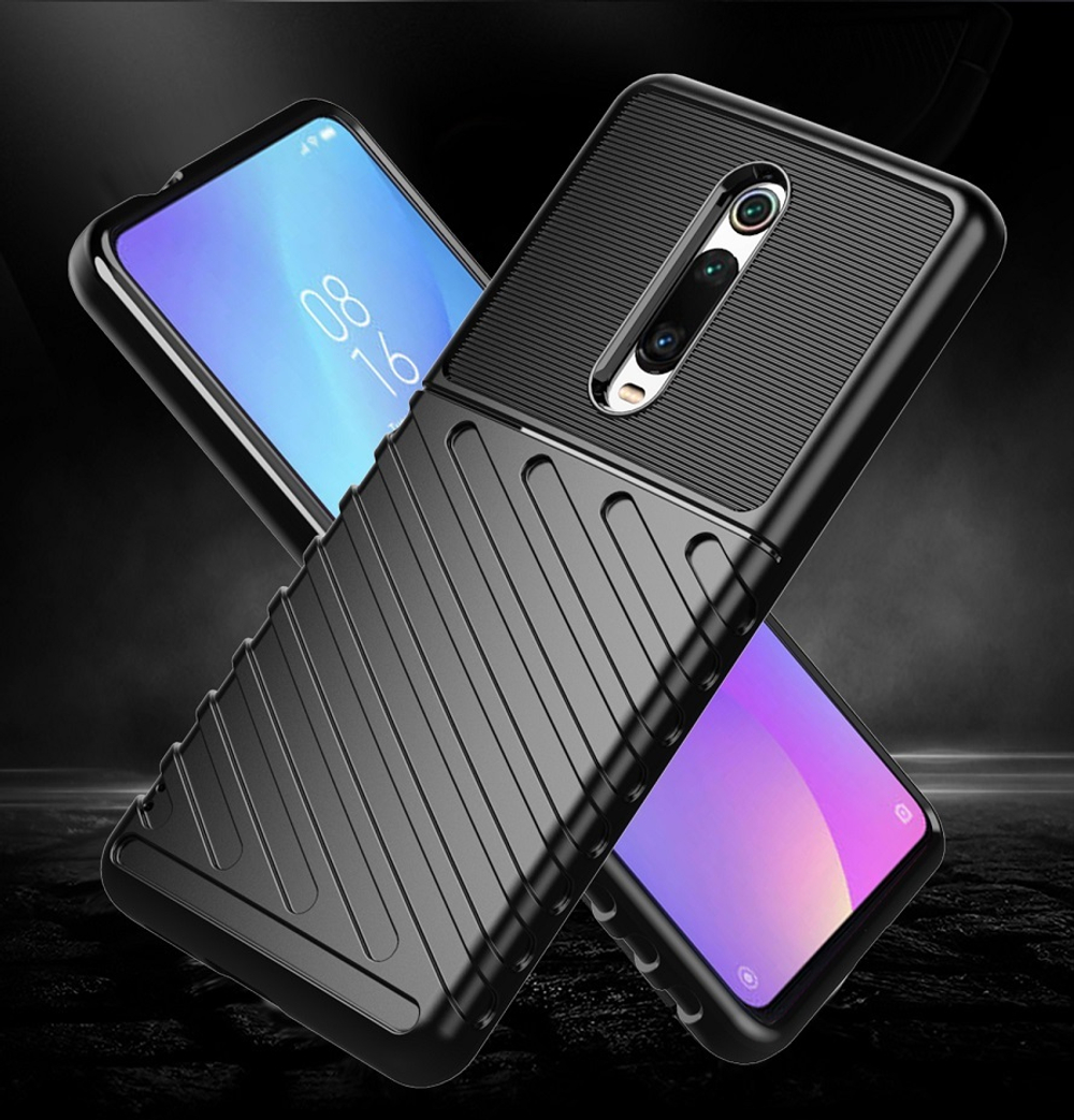 Чехол для Xiaomi Mi 9T (9T Pro, Redmi K20, K20 Pro,K20 Pro Premium) цвет Black (черный), серия Onyx от Caseport