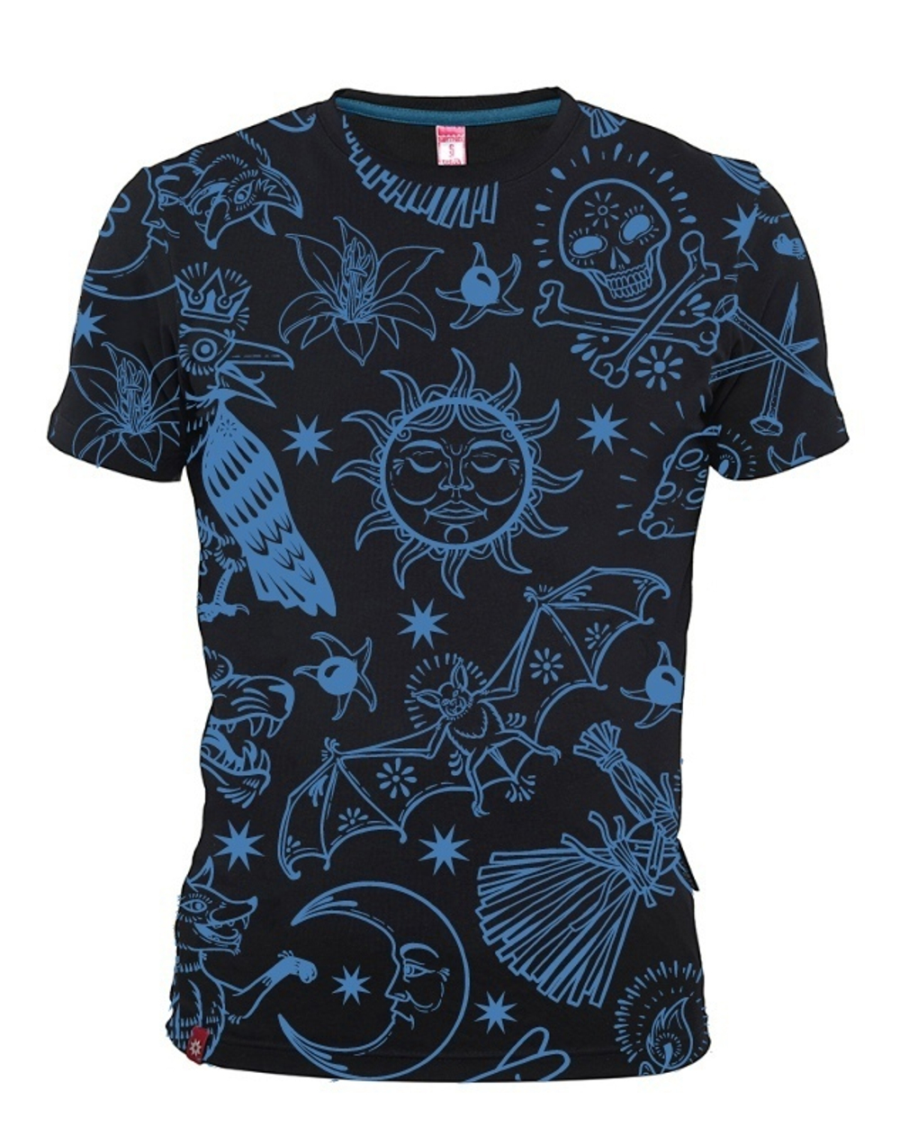 ФУТБОЛКА ВАРГГРАДЪ МУЖСКАЯ ЧЁРНАЯ "ПАТТЕРН ВЕДЬМИН КРУГ" (ВЕДЬМИН КРУГ)