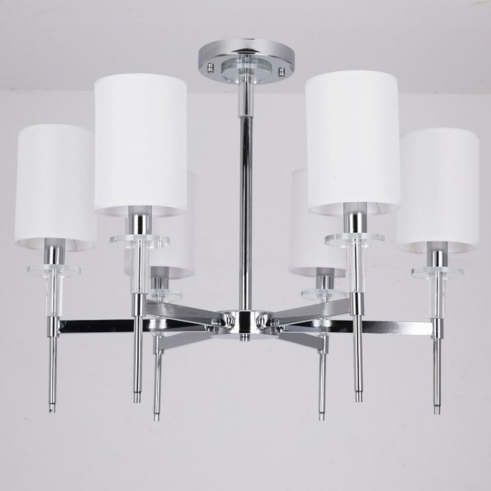 Люстра на штанге ILLUMICO  IL1382-6CPA-29 CR Romei