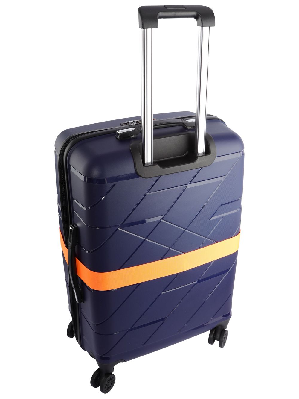 Чемодан 463 / С ремнем / Полипропилен