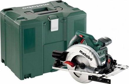 Пила циркулярная сетевая METABO KS 55 FS 600955700 MetaLoc пластиковый кейс с металлическими застежками