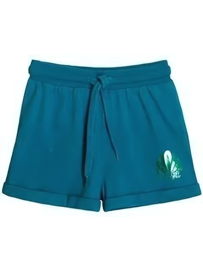 Шорты для девочки р.98 т.бирюзовый 101131