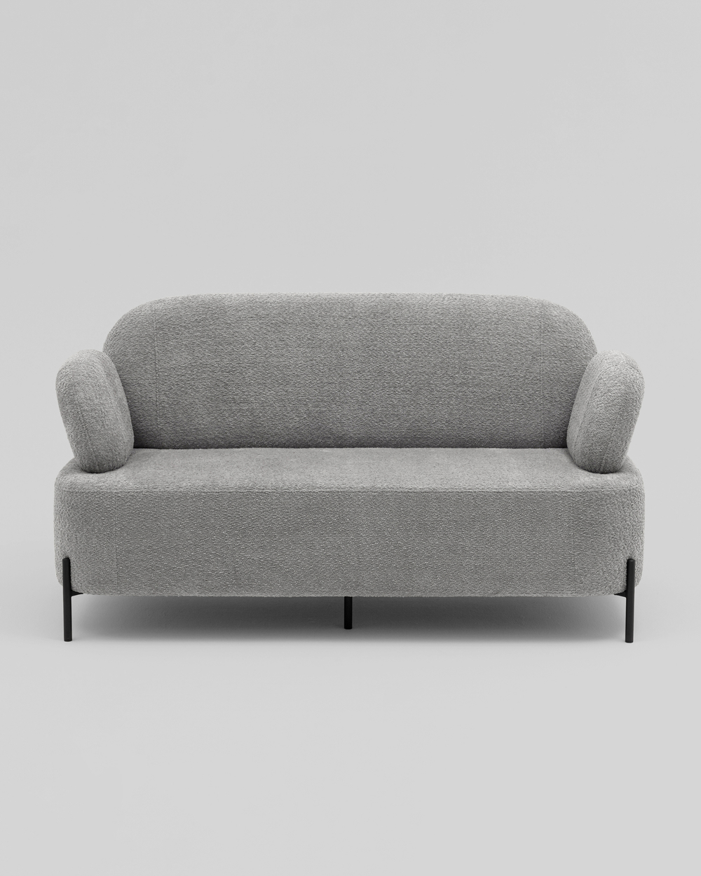 Диван Кэнди ткань букле светло-серый