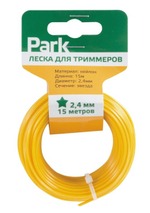 Леска для триммера ЗВЕЗДА, d-2,4 мм, дл-15 м,