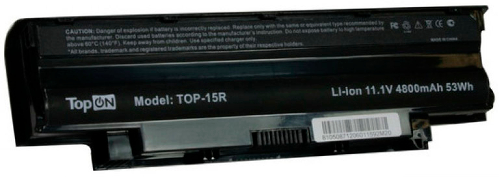 Аккумулятор для ноутбука Dell TopOn TOP-15R