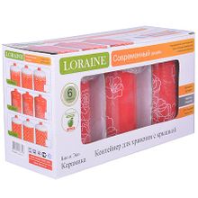 Набор банок Loraine 25843 400 мл, 3 шт.