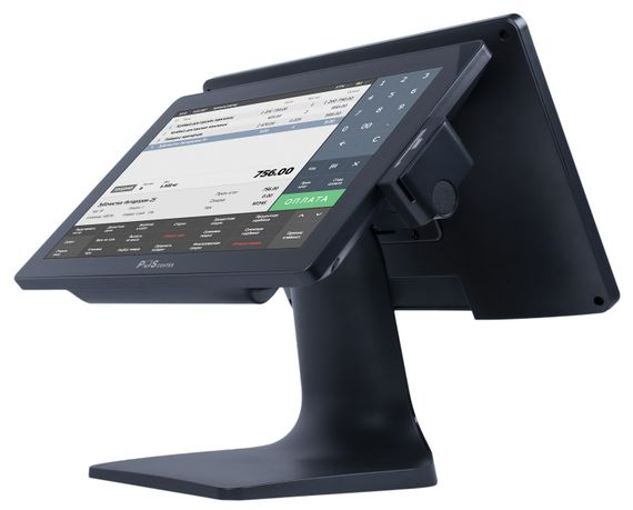Сенсорный моноблок POScenter POS-A1 (15,6&quot;,P-CAP, RK3568, 2Gb/32Gb, WiFi, BT, MSR)Android 11 + 15.6&quot;
