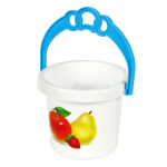 Ведро Фантазия 0,8 л. белое (Стеллар)