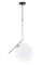 3969MDM/1L CR CHROME+WH (1) Люстра Veneto Luce