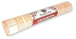 Скатерть п/эт 110х180"Клетка оранжевая"5шт/рул.Platinum Roll