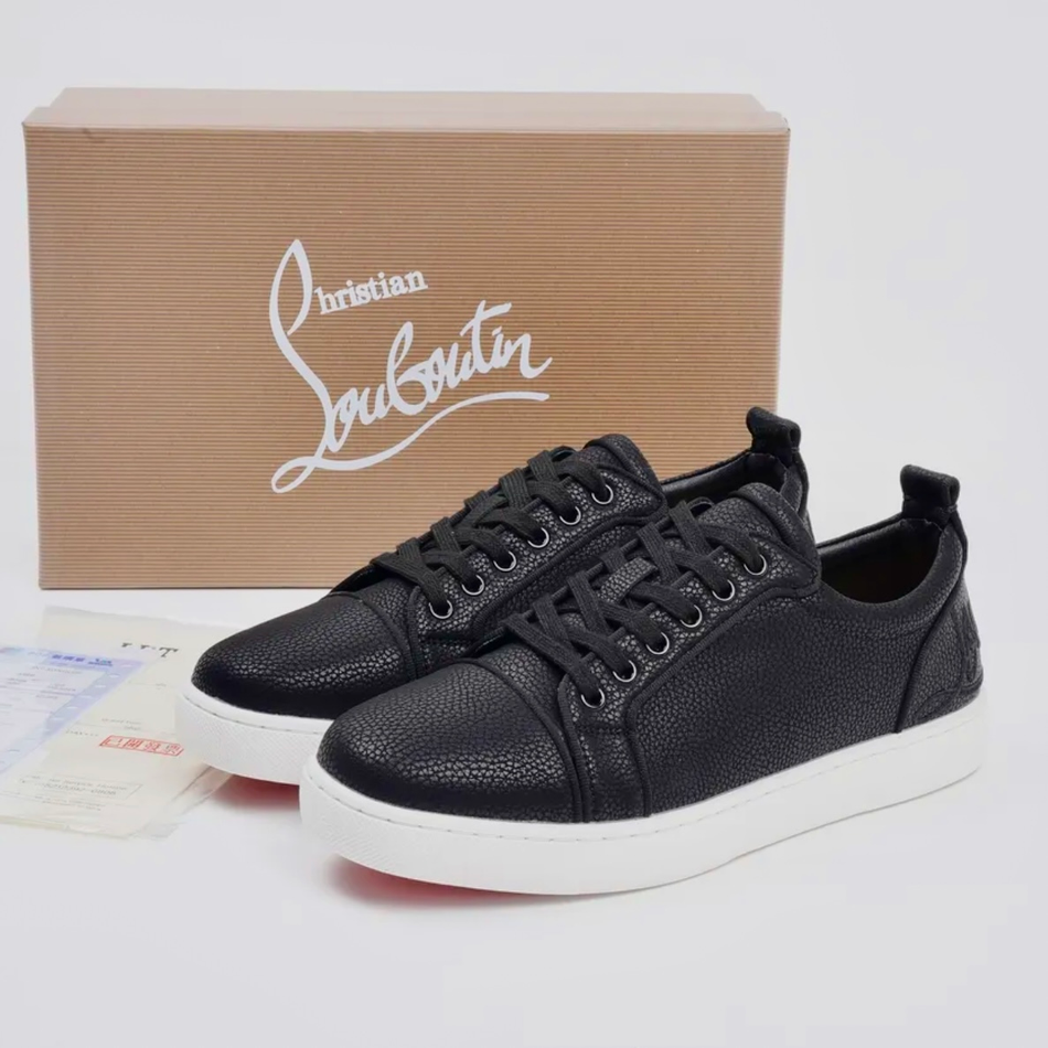 Обувь Christian Louboutin #D70K (черн.-бел.)
