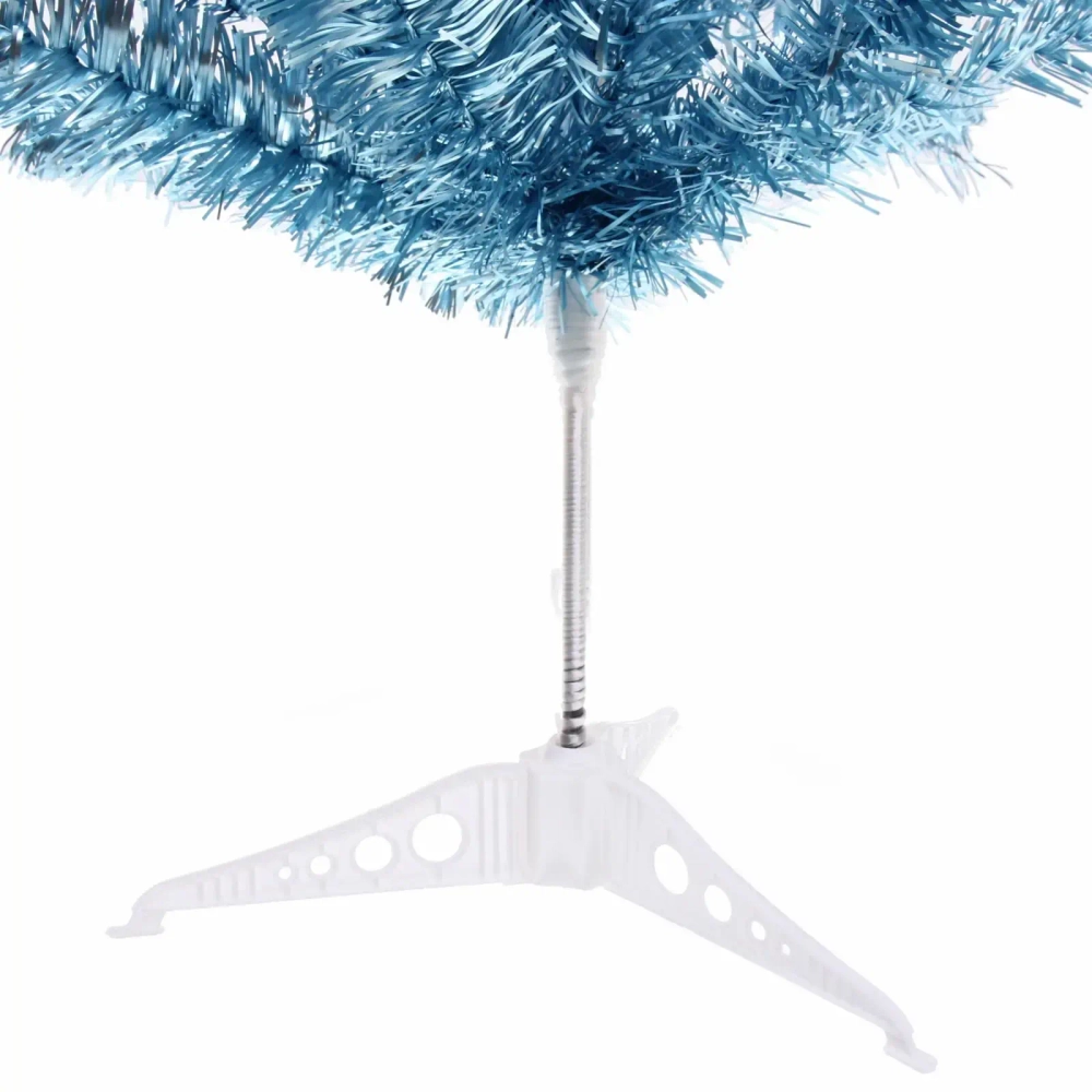 Ёлка «Теплая вьюга» 120 см, ПВХ (120 веток), Голубой