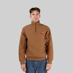  Толстовка мужская Carhartt WIP American Script Half Zip артикул:I027014_hamilton_brown - купить в магазине Дайс