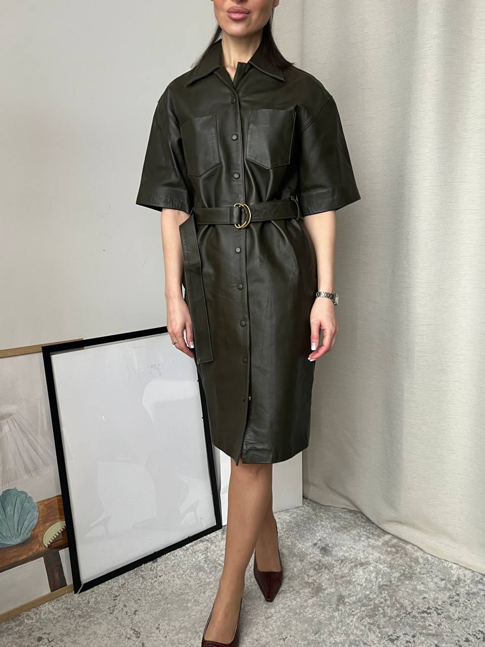 Кожаное платье Remain, xs