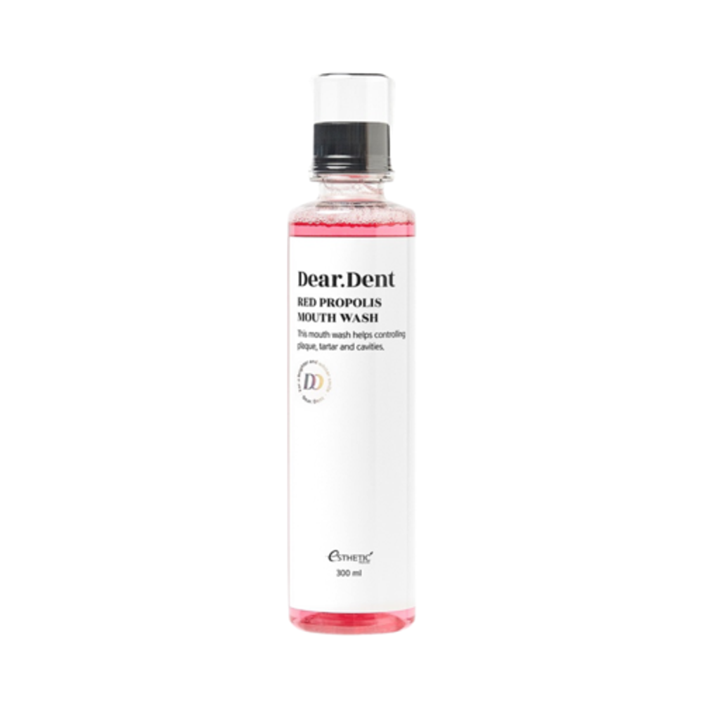 Esthetic House Ополаскиватель для рта защита десен - Dear.dent red propolis mouse wash, 300мл