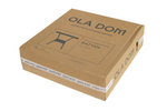 Стол пластиковый Ola Dom арт.S-GS03 76x76см квадратный (антрацит)