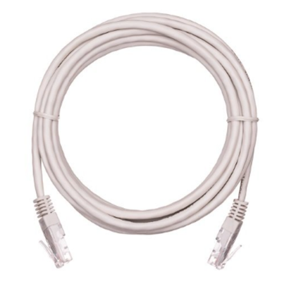 EC-PC4UD55B-050-GY-10, Коммутационный шнур NETLAN U/UTP 4 пары, Кат.5е (Класс D), 100МГц, 2хRJ45/8P