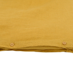 Пододеяльник изо льна горчичного цвета Essential, 200х200 см