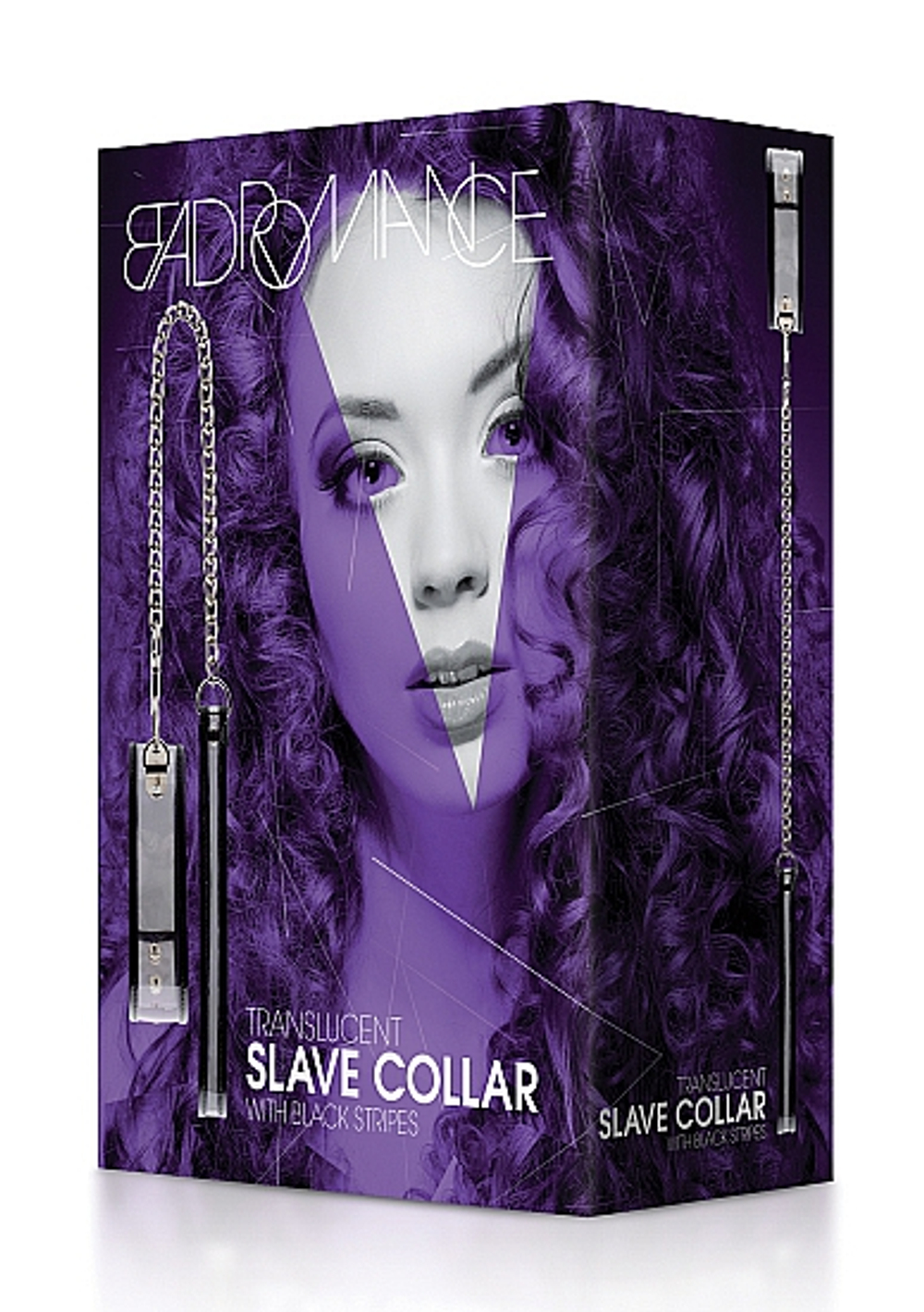 Черно-белый поводок с ошейником (Цвет: черный с белым)