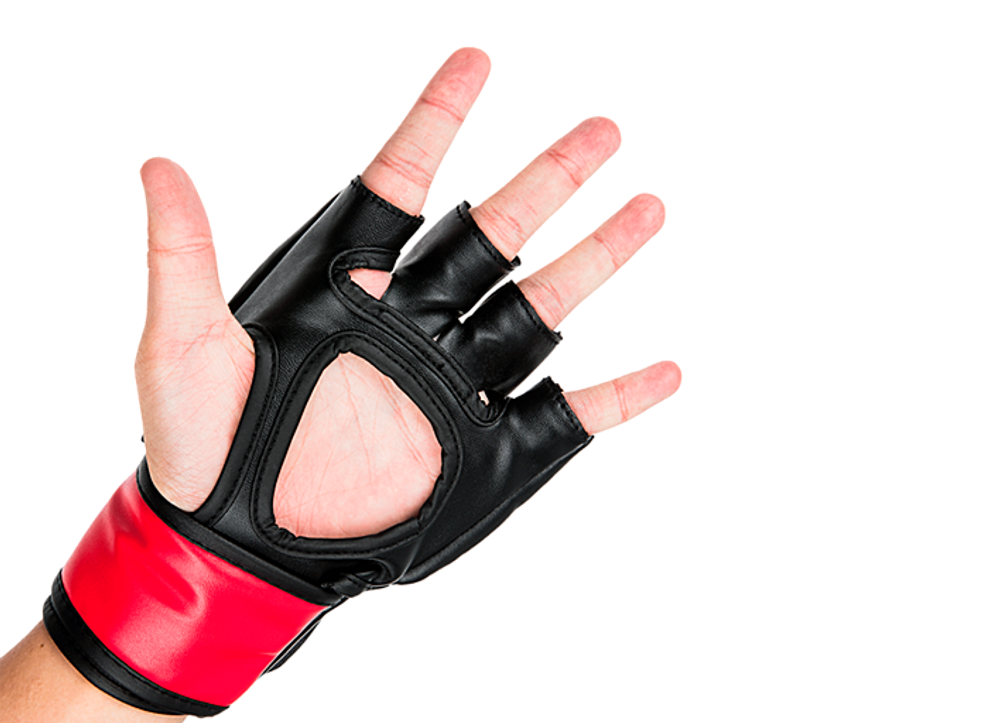 UFC Перчатки MMA для грэпплинга 5 унций красные S/M