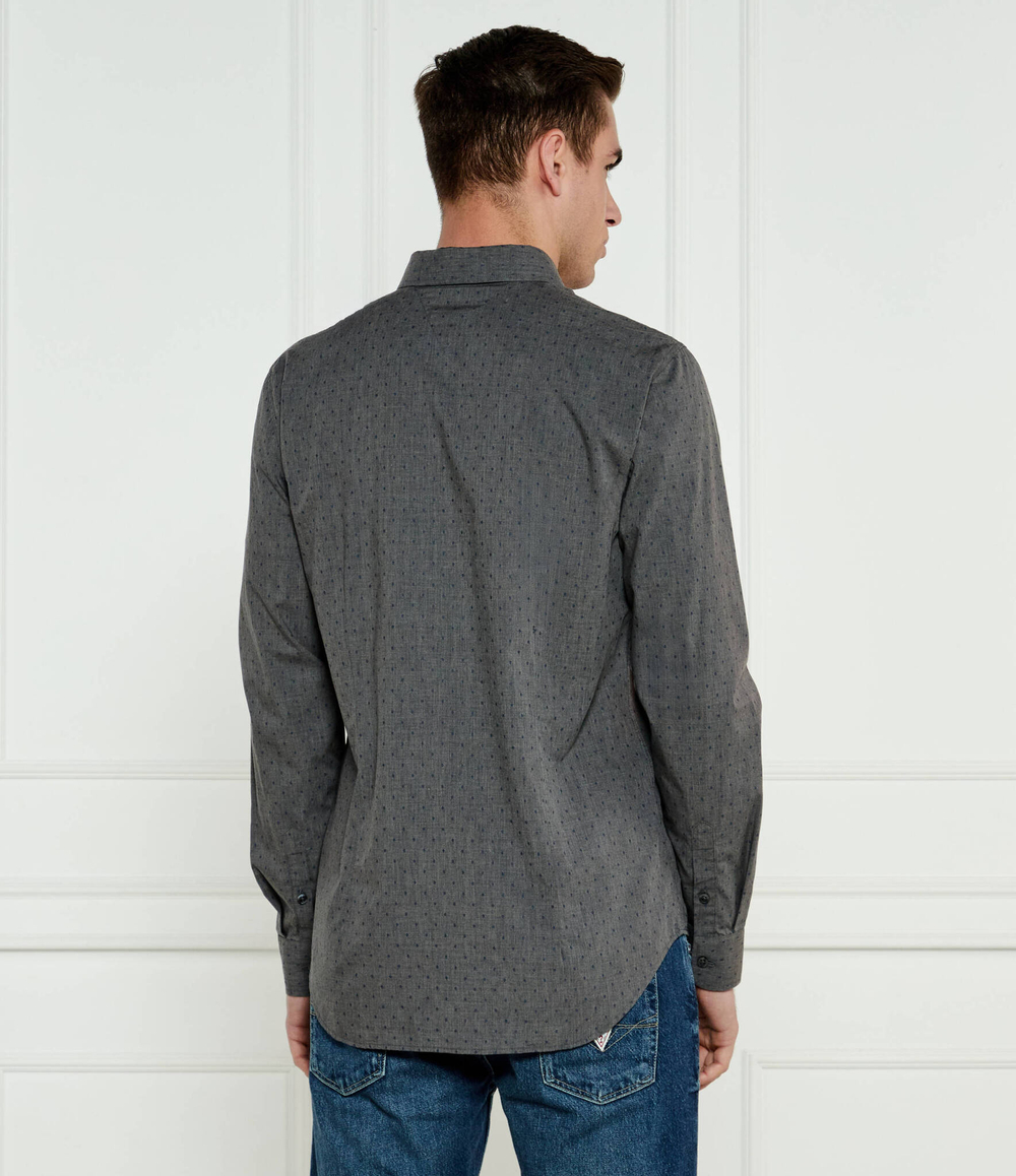 Рубашка SUNSET MELANGE GUESS - серый(M4BH42 WGK50)