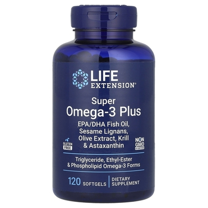 Life Extension Super Omega-3 120 softgels, Супер Омега 3