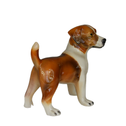 Boxer Статуэтка собаки породы Джек Рассел бело-рыжий